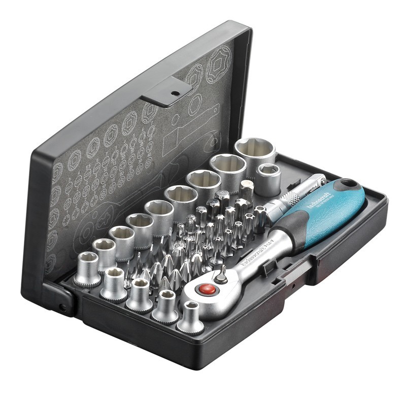 Steckschlüssel-Satz 1/4", 47-tlg Compact-Pro Technocraft Steckschlüssel-Satz 1/4", 47-tlg Compact-Pro Technocraft