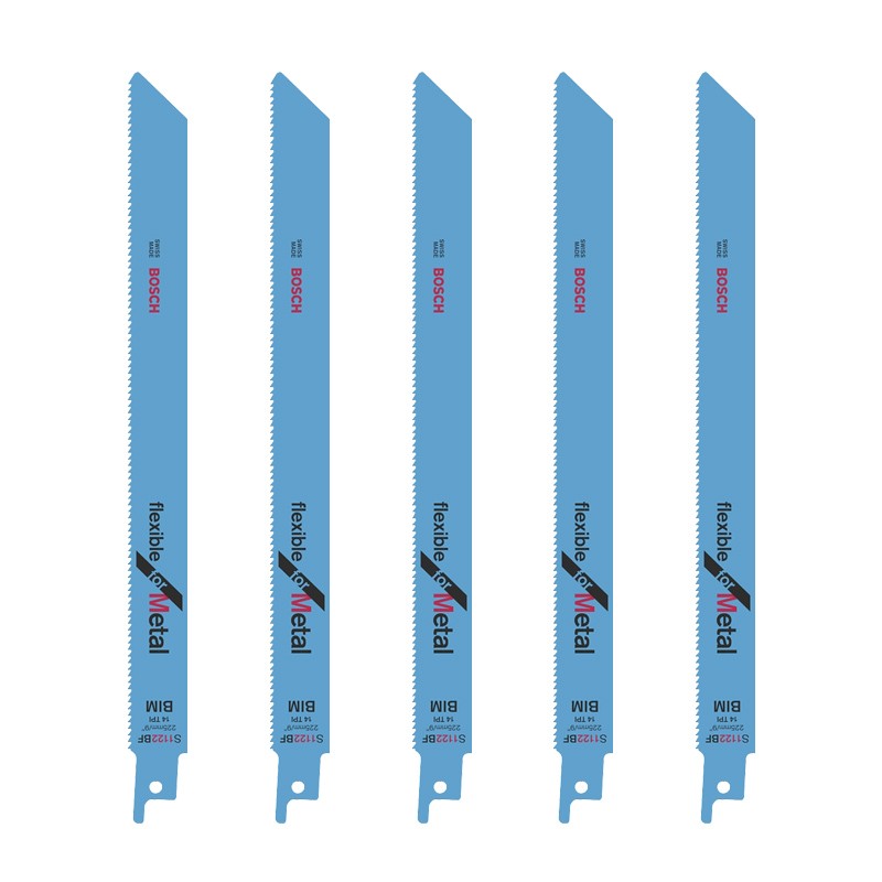5 lames de scie sabre S 1122 BF flexible for Metal Bosch 5 lames de scie sabre S 1122 BF flexible for Metal Bosch