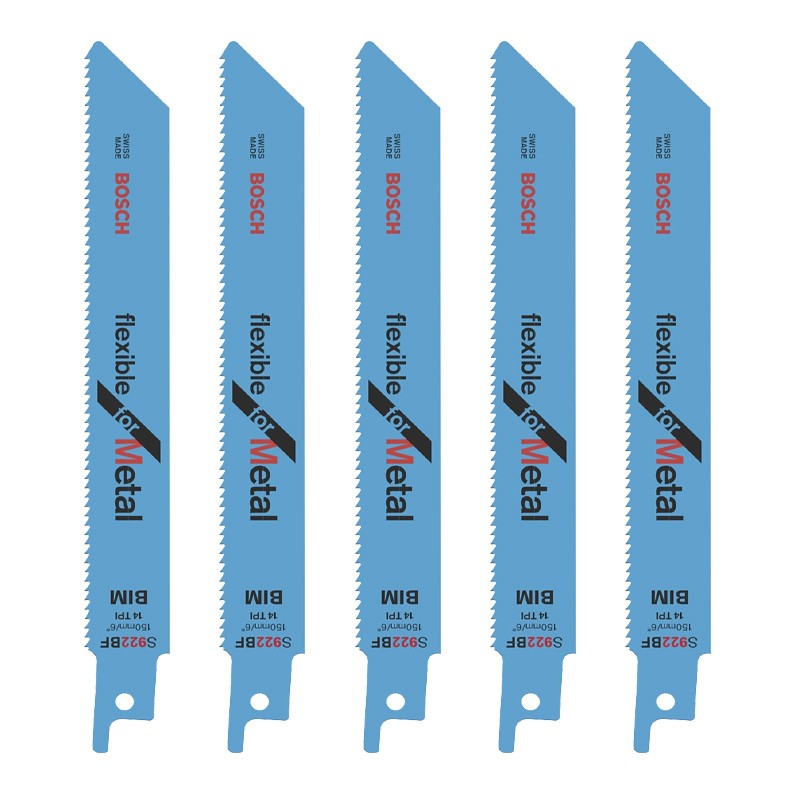 5 lames de scie sabre S 922 BF Flexible for Metal Bosch 5 lames de scie sabre S 922 BF Flexible for Metal Bosch