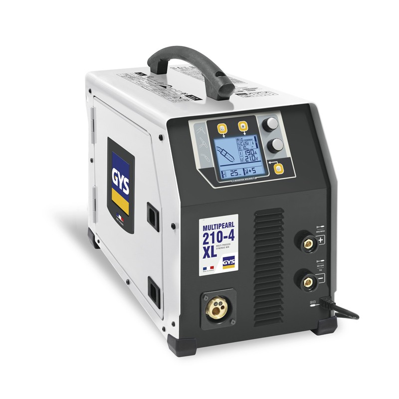 Poste de soudure 3 en 1 MIG/MAG, TIG DC, MMA MULTIPEARL 210-4 XL GYS Poste de soudure 3 en 1 MIG/MAG, TIG DC, MMA MULTIPEARL 210-4 XL GYS