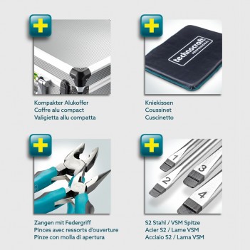 Coffre à outils 106 pcs Pro Compact Technocraft