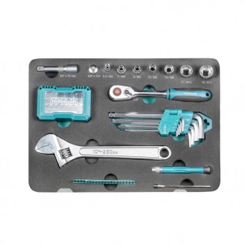 Coffre à outils 106 pcs Pro Compact Technocraft