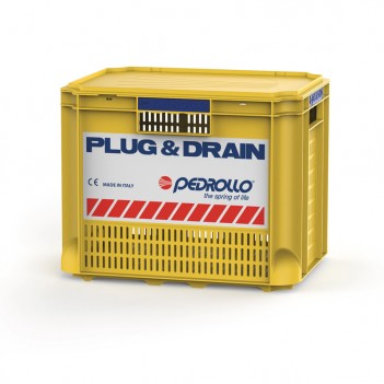 Notfallset für Hochwasserschutz PLUG & DRAIN Pedrollo