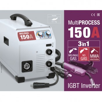 MIG / MAG 140A EASYMIG 150 Gys halbautomatisches Inverter-Schweißgerät