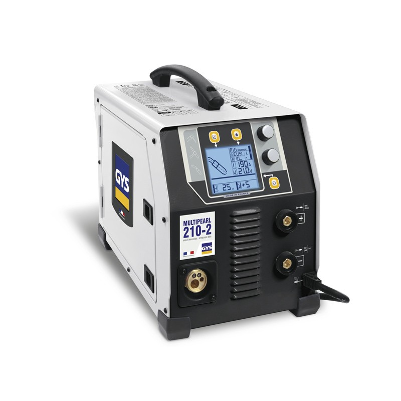 Poste de soudure 3 en 1 MIG/MAG, TIG DC et MMA MULTIPEARL 210-2 Gys Poste de soudure 3 en 1 MIG/MAG, TIG DC et MMA MULTIPEARL 210-2 Gys
