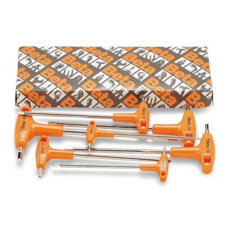 Clés mâle 6 pans à poignée en T Beta 96T/S