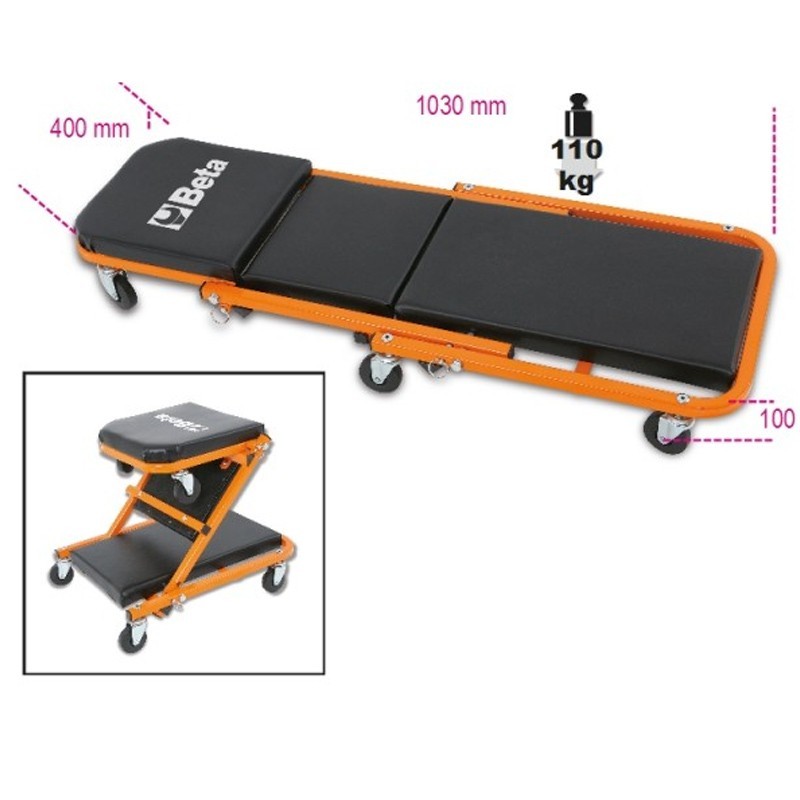Couchette d'atelier et siège mobile Beta 3002 Couchette d'atelier et siège mobile Beta 3002