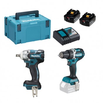 Set 18V LTX Bohrschrauber + Schlagschrauber DLX2184TJ Makita