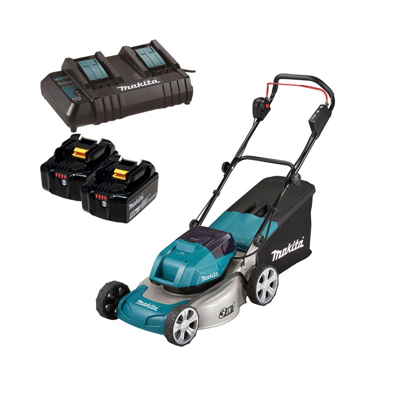 Tondeuse 46 cm 2x18V (avec ou sans accus) Makita DLM460
