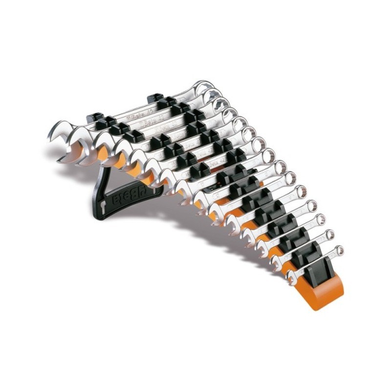 Ring-Maulschlüsselsatz, 15teilig, mit Halterung Beta 42/sp15 Ring-Maulschlüsselsatz, 15teilig, mit Halterung Beta 42/sp15