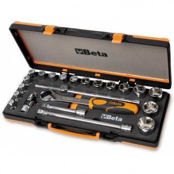 Coffret Cliquet + Douilles 6 Pans 1/2" Beta 920A/C17M