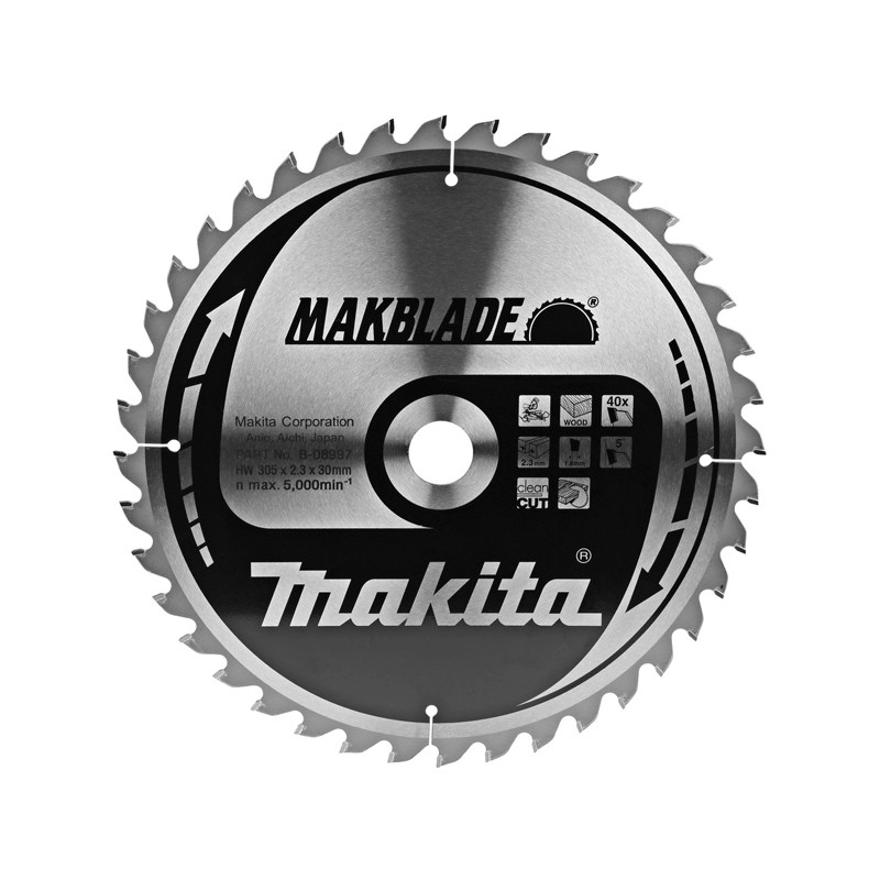 Sägeblatt für Gehrungssäge oder Tisch 305mm Makita Sägeblatt für Gehrungssäge oder Tisch 305mm Makita