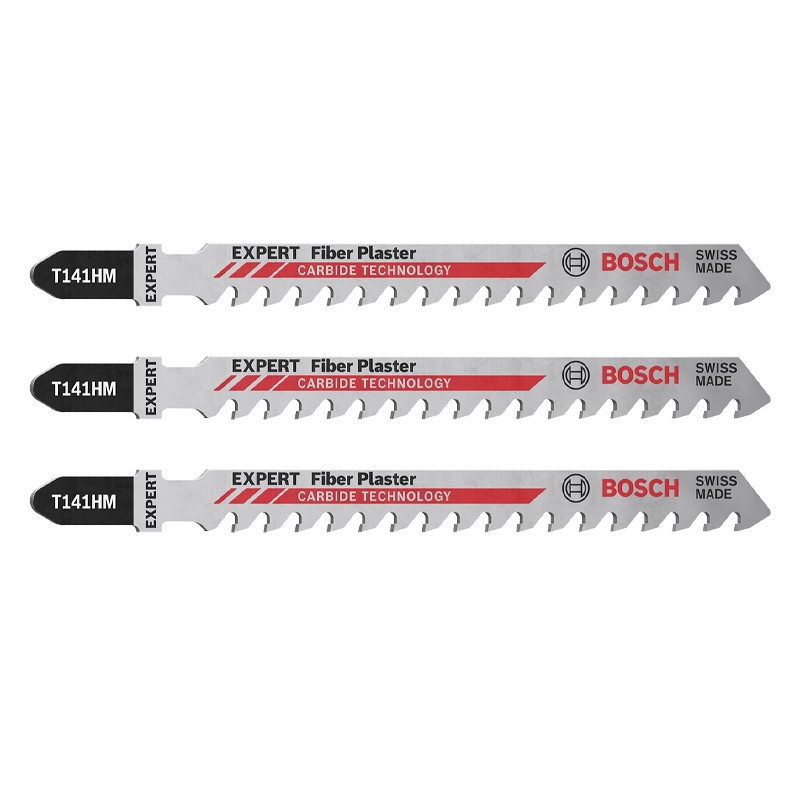 Lame de scie sauteuse EXPERT 'Fiber Plaster' T 141 HM 3 pces Bosch