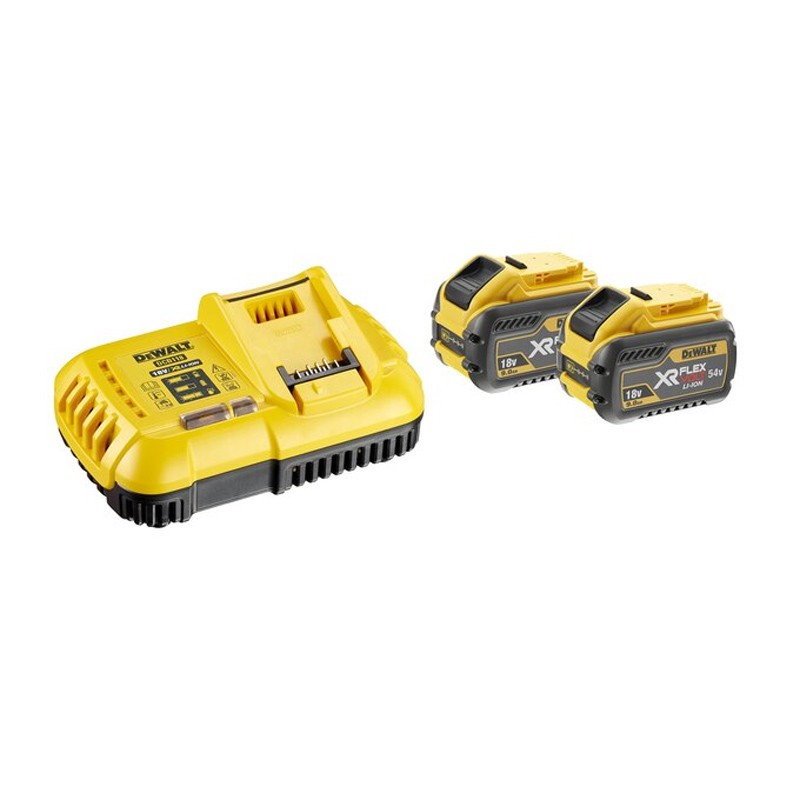 Set mit 2 Batterien 18/54V XR + Ladegerät DCB118X2 DeWalt Set mit 2 Batterien 18/54V XR + Ladegerät DCB118X2 DeWalt