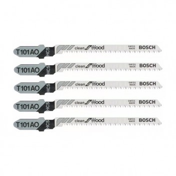 Lames De Scie Sauteuse T 101 AO Clean For Wood Bosch