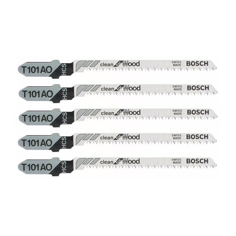 Lames De Scie Sauteuse T 101 AO Clean For Wood Bosch Lames De Scie Sauteuse T 101 AO Clean For Wood Bosch