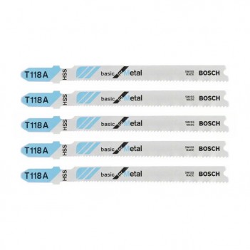 Lames De Scie Sauteuse T 118 A Basic For Metal Bosch