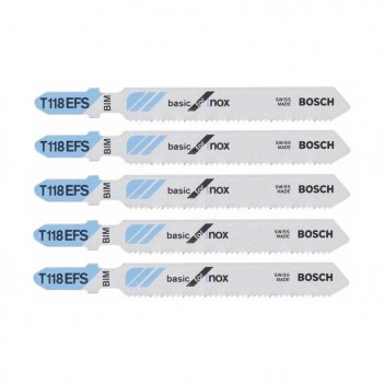 Stichsägeblätter T 118 EFS Basic for Stainless Steel Bosch