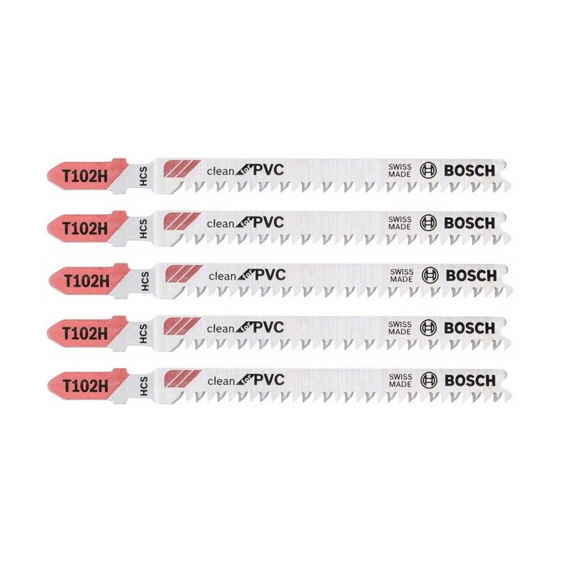 Lames de scie sauteuse T 102 H Clean for PVC Bosch Lames de scie sauteuse T 102 H Clean for PVC Bosch