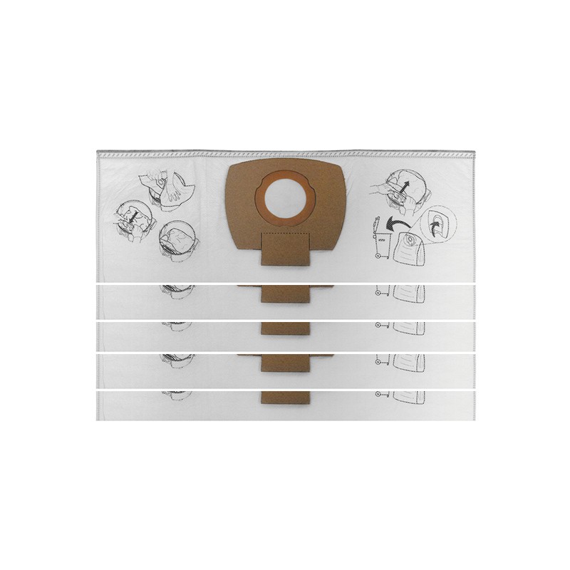 5 Stück Vlies-Staubbeutel für Makita Staubsauger 5 Stück Vlies-Staubbeutel für Makita Staubsauger
