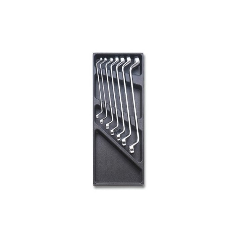 Plateau thermoformé rigide avec 7 clés polygonales contre-coudées Beta T40 Plateau thermoformé rigide avec 7 clés polygonales contre-coudées Beta T40