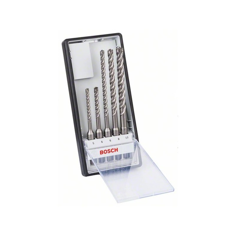Coffrets de forets SDS plus-7X Bosch 5/6/6/8/10mm Coffrets de forets SDS plus-7X Bosch 5/6/6/8/10mm