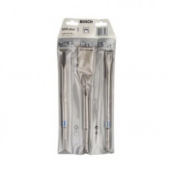 Set de 3 burins SDS-plus Bosch