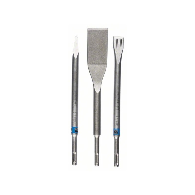 Set de 3 burins SDS-plus Bosch