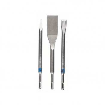 Set de 3 burins SDS-plus Bosch