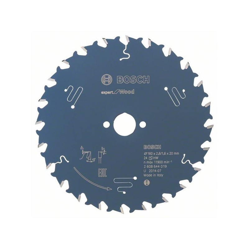 Kreissägeblatt Expert for Wood Bosch 24 160x20x2,6 Kreissägeblatt Expert for Wood Bosch 24 160x20x2,6