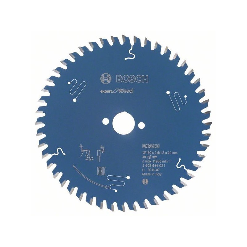 Kreissägeblatt Expert for Wood Bosch 48 160x20x2,6 Kreissägeblatt Expert for Wood Bosch 48 160x20x2,6
