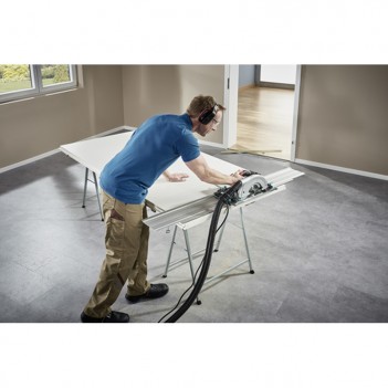 Rail de guidage FKS 145 pour scies circulaires électriques Wolfcraft