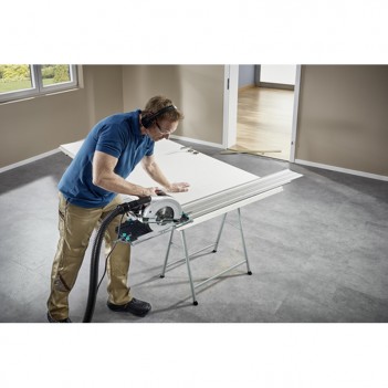 Rail de guidage FKS 145 pour scies circulaires électriques Wolfcraft