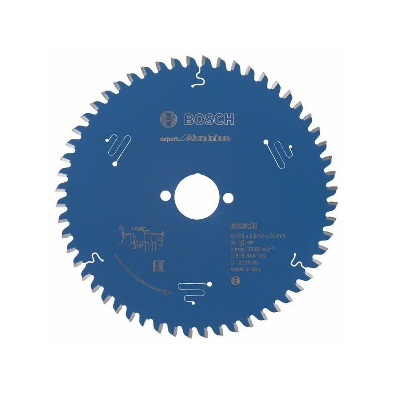 Kreissägeblatt Expert for Aluminium Bosch 56 190x30x2,6 Kreissägeblatt Expert for Aluminium Bosch 56 190x30x2,6