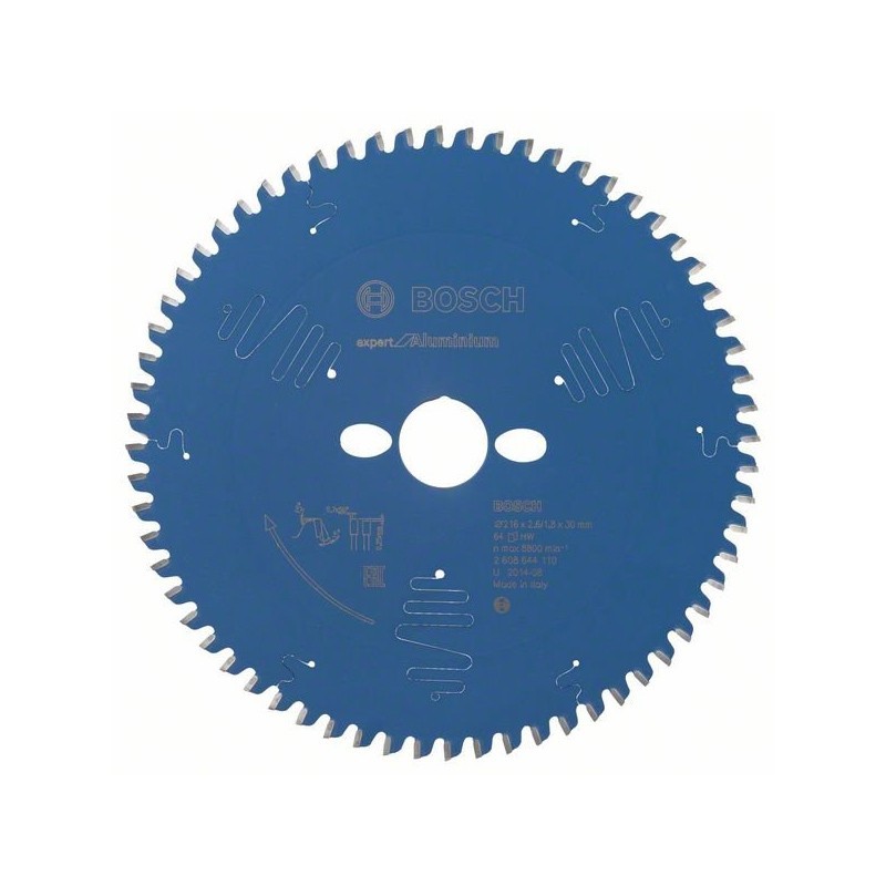 Lame scie circulaire Expert for Aluminium Bosch 64D 216x30x2,6 Lame scie circulaire Expert for Aluminium Bosch 64D 216x30x2,6