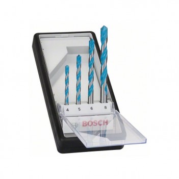 CYL-9 MultiConstruction-Bohrer-Set, Robust Line, 4-teilig Bosch 4/5/6/8mm