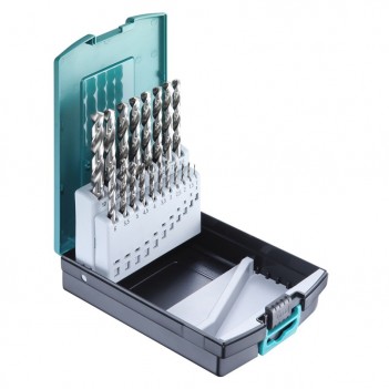 Jeu de mèches à métaux HSS-G, 19-pcs Technocraft