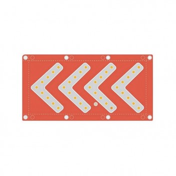 Flèche lumineuse LED FP36 K-SIGN 36 LED rouges Prolutech