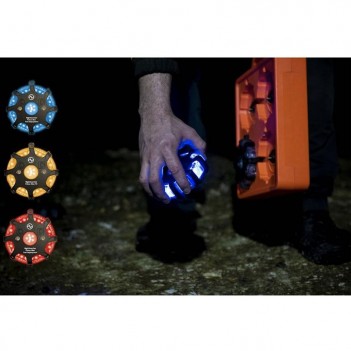 Valise de 8 balises LED rechargeables Prolutech