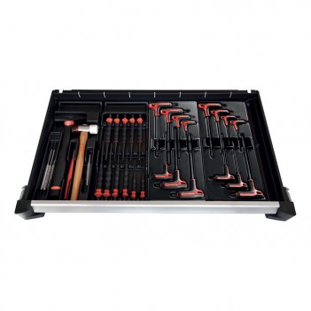 Servante Jet+4 avec 8 tiroirs et 20 modules Facom