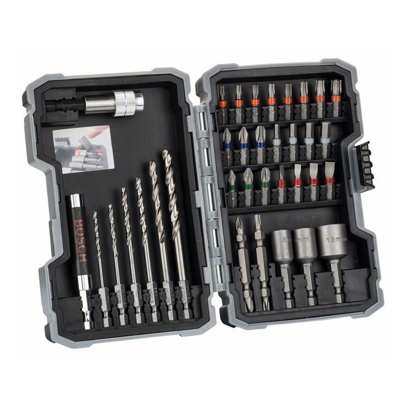 Forets métaux et embouts 35 pièces Extra Hard Metal HSS Twist Bosch Forets métaux et embouts 35 pièces Extra Hard Metal HSS Twist Bosch