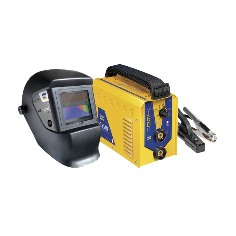 Schweißstation mit beschichteter Elektrode (MMA) 160A GYSMI-160P + Schweißhelm Gys Schweißstation mit beschichteter Elektrode (MMA) 160A GYSMI-160P + Schweißhelm Gys