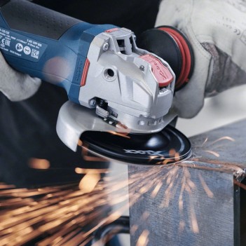 Disque abrasif en fibre pour meuleuse angulaire X-LOCK R444 Expert for Metal Bosch 115mm