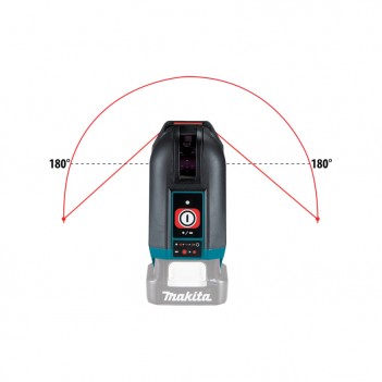 Laser ligne croix + 4 points rouge 12V SK106DZ Makita