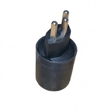 Fix-Adapter DE auf CH schwarz 230V 3-polig T23 Brennenstuhl