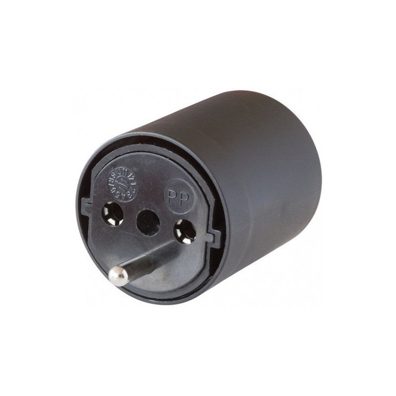 Fix-Adapter DE auf CH schwarz 230V 3-polig T23 Brennenstuhl Fix-Adapter DE auf CH schwarz 230V 3-polig T23 Brennenstuhl