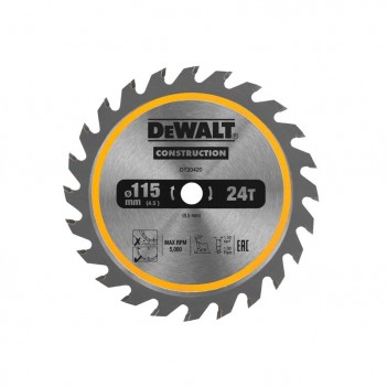 Sägeblatt für Kreissäge 115mm DT20420 DeWalt