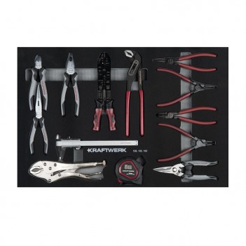 Servante d'atelier B117 avec outils, 301 pcs. Kraftwerk