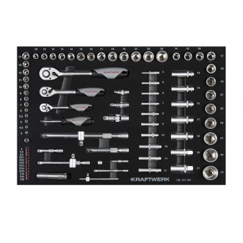 Servante d'atelier B117 avec outils, 301 pcs. Kraftwerk