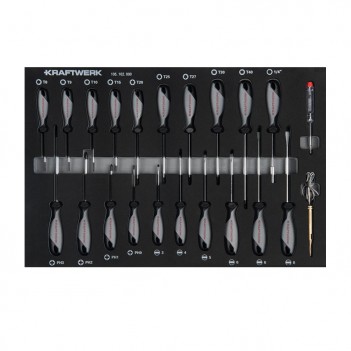 Servante d'atelier B117 avec outils, 301 pcs. Kraftwerk
